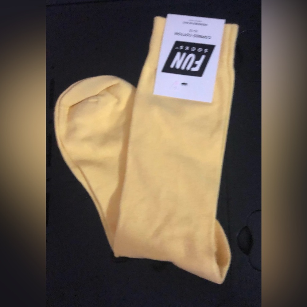 Men's Light Yellow Socks